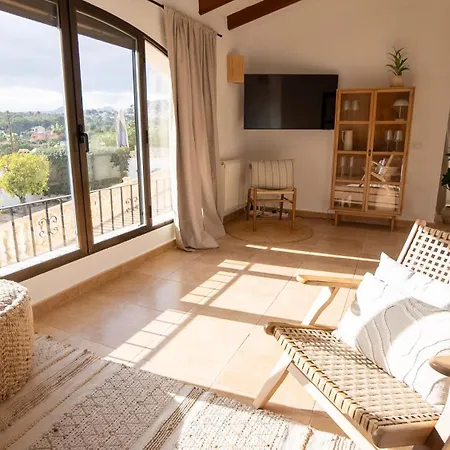 Sunset Moraira Mit Eigenem Pool, Strandnaehe, Klimaanlage, Heizung, Outdoor-kueche, Grill